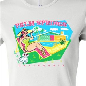 Palm Springs Pinup Retro T-Shirt Mid-Century Mod